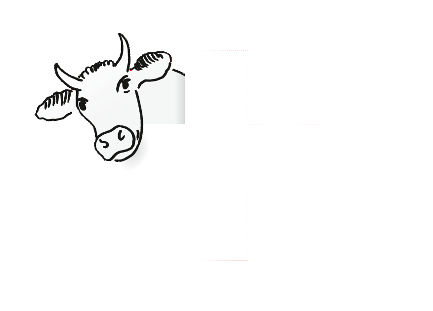 Schweizer Kreuz mit Kuhkopf &ndash; Swiss cross with cow
